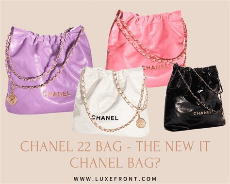 chanel purple bag|chanel 22 small size.